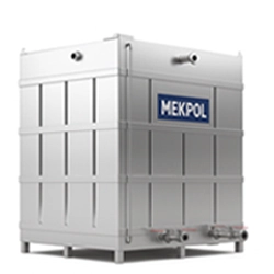 100 ton paslanmaz prizmatik depo