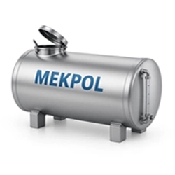 15 ton paslanmaz yatay su deposu