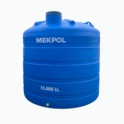 15 ton plastik dikey depo