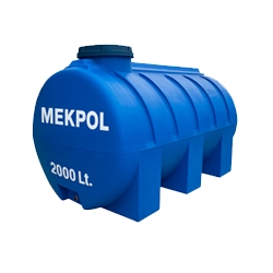 2 ton plastik yatay depo