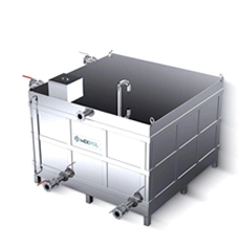 25 ton paslanmaz prizmatik depo