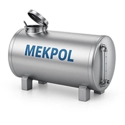 25 ton paslanmaz yatay su deposu