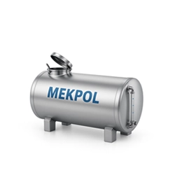 3 ton paslanmaz yatay su deposu