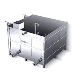 30 ton paslanmaz prizmatik depo