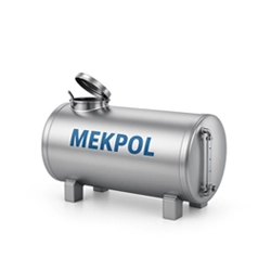 4 ton paslanmaz yatay su deposu