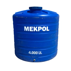 4 ton plastik dikey depo