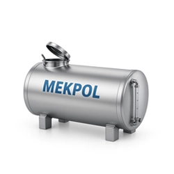 5 ton paslanmaz yatay su deposu