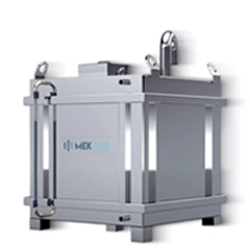 8 ton paslanmaz prizmatik depo