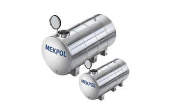 Paslanmaz yatay su deposu